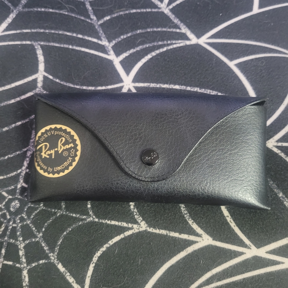 Ray-Ban Black Leather Sunglasses Case
